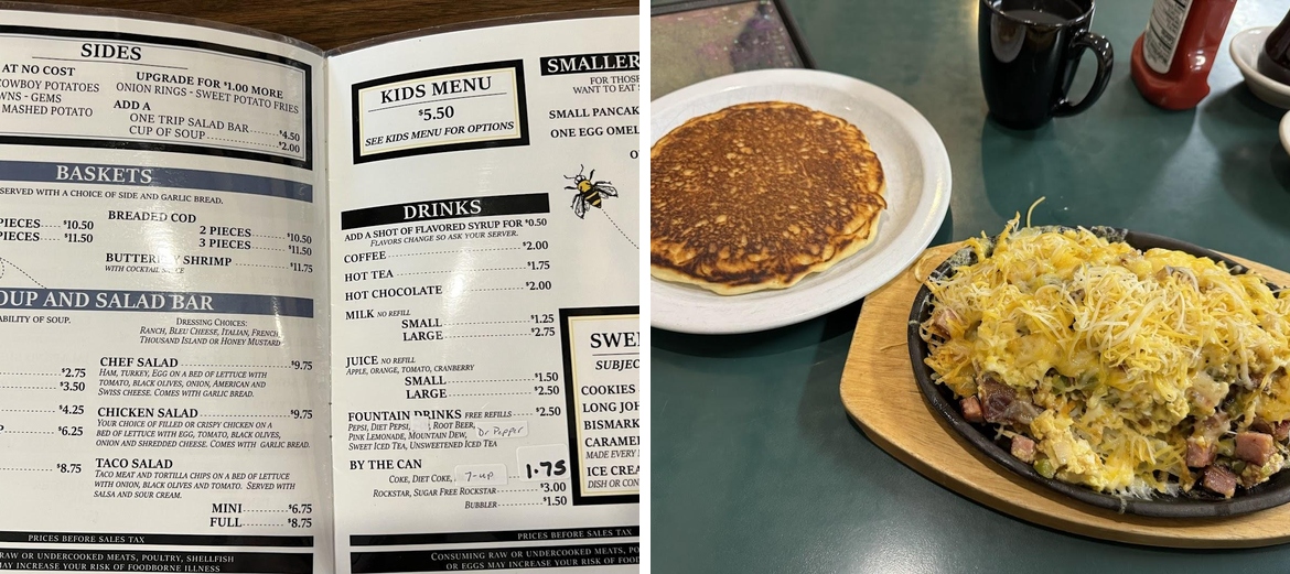 Buzzy Cafe Menu