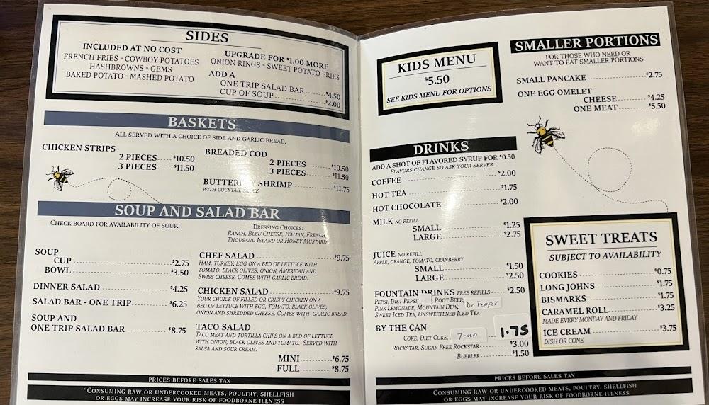 Buzzy Cafe Menu image 1